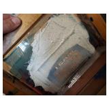 Lot Including Approximately Wood Screen Printing Frames & Screens Box