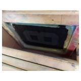 Lot Including Approximately 12 Wood Screen Printing Frames Screens