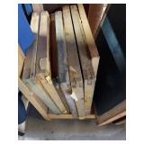 Lot Including 31 Screen Printing Frames & Screens Largest 23x31in