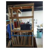 Lot Including 2 Wooden Storage Shelving Units 8