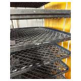 Rolling 12 Tier Drying Rack With 11 Plastic Trays Over 6 Ft Tall