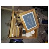 Lot Including Approx. 10 Screen Printing Frames Screens & Inks
