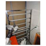 Industrial Metal Drying Rack Rolling Screen Printing Storage Cart