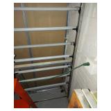 Industrial Metal Drying Rack Rolling Screen Printing Storage Cart