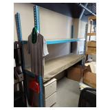 Industrial Steel Shelving Unit Approximately 8ft x 2ft Disassemble