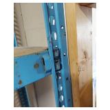 Industrial Steel Shelving Unit Approximately 8ft x 2ft Disassemble