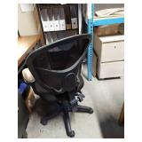 Lot Including Globe-Wernicke Metal Desk and Mesh Office Chair