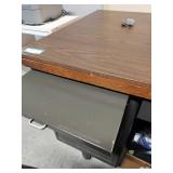 Lot Including Globe-Wernicke Metal Desk and Mesh Office Chair