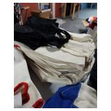 Lot Including Approximately 15 Canvas Tote Bags Assorted Styles
