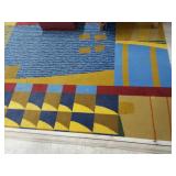 Abstract Geometric Area Rug Approximately 12.5