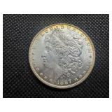 1887 Morgan Silver Dollar