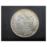 1887 Morgan Silver Dollar