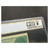 50 Cent Fourth Issue Fractional Currency Fr. 1379 Green Seal Dexter Plate # G28 - Sign.: Allison, Spinner PCGS About UNC 55