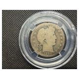 1893 S Barber Silver Half Dollar