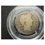 1893 S Barber Silver Half Dollar