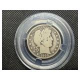 1909 O Barber Silver Half Dollar