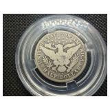 1909 O Barber Silver Half Dollar