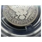 1909 O Barber Silver Half Dollar