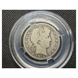 1914 S Barber Silver Half Dollar