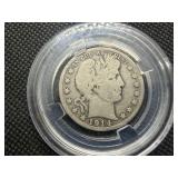 1914 S Barber Silver Half Dollar
