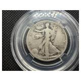 1919 S Walking Liberty Silver Half Dollar