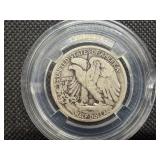 1919 S Walking Liberty Silver Half Dollar