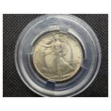 1945 Walking Liberty Silver Half Dollar