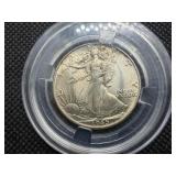 1945 Walking Liberty Silver Half Dollar