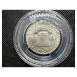 1953 D Franklin Silver Half Dollar
