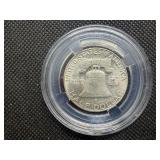 1953 D Franklin Silver Half Dollar