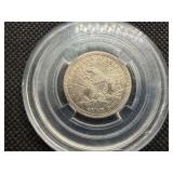 1853 Seated Liberty Quarter with Rays