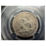 1853 Seated Liberty Quarter with Rays