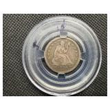 1854 Seated Liberty Quarter