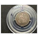 1854 Seated Liberty Quarter