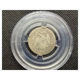 1876 Seated Liberty Quarter