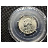 1952 D Silver Washington Quarter