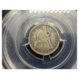 1875 Seated Liberty Dime