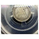 1875 Seated Liberty Dime