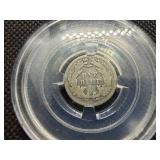 1875 Seated Liberty Dime