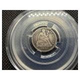1891 O Seated Liberty Dime