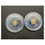 1903 O and 1905 O Barber Dimes