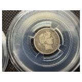 1903 O and 1905 O Barber Dimes
