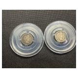 1914 and 1914 D Barber Dimes