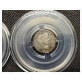 1915 S and 1916 Barber Dimes