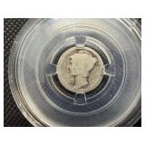1916 and 1921 D Silver Mercury Dimes