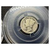 1916 and 1921 D Silver Mercury Dimes