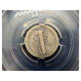 1916 and 1921 D Silver Mercury Dimes