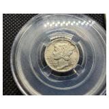 1931 and 1935 Silver Mercury Dimes