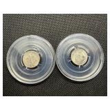 1936 and 1939 D Mercury Dimes