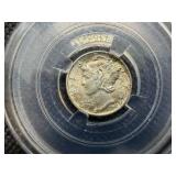 1942, 1942 D, 1942 S Silver Mercury Dimes